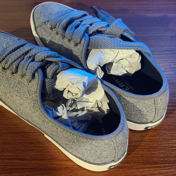 Sperry Pier View Wool Dark Gray size 9 - Picture 3 of 6
